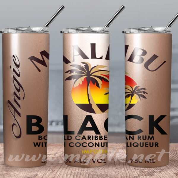 20 Oz Malibu Black Tumbler