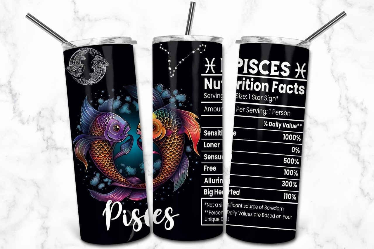 20 oz Zodiac Sign Tumbler - Image 5