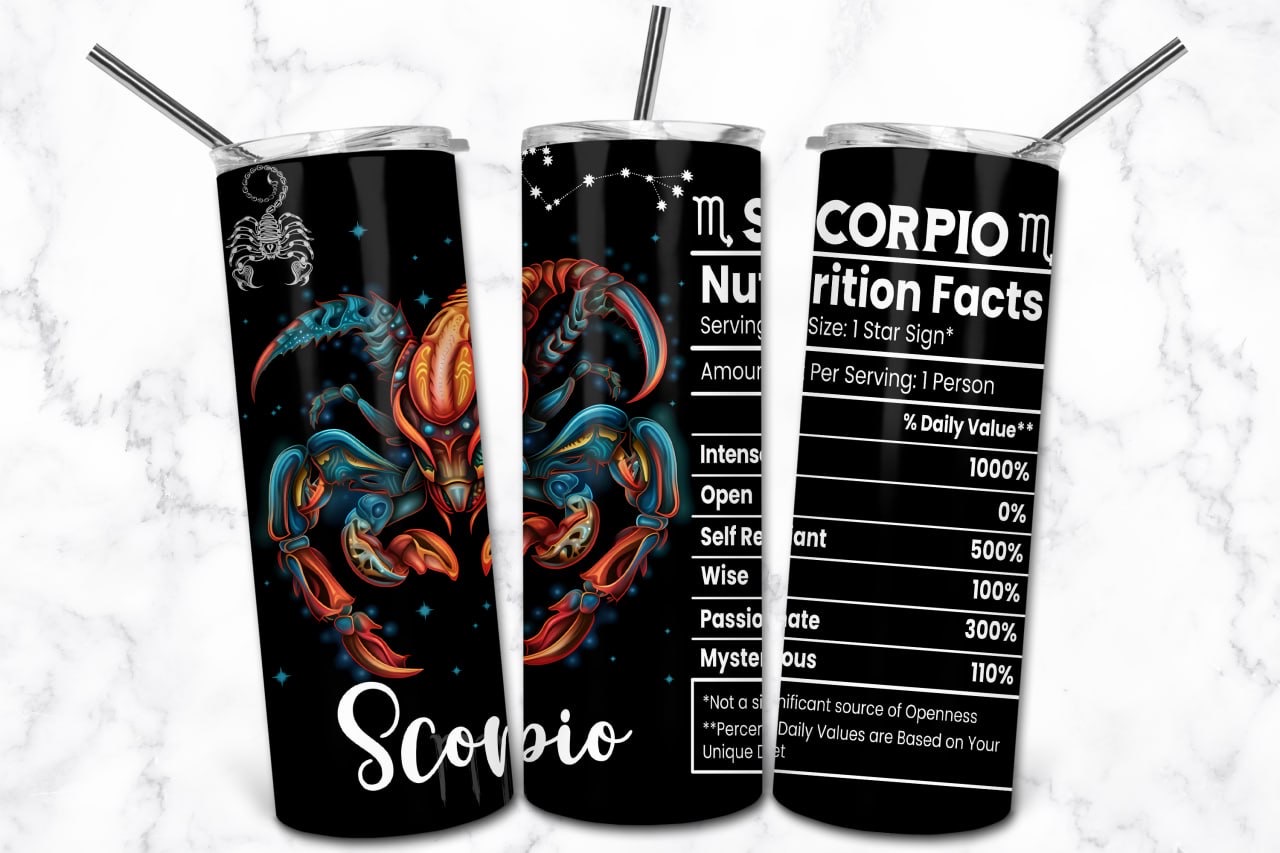 20 oz Zodiac Sign Tumbler - Image 7