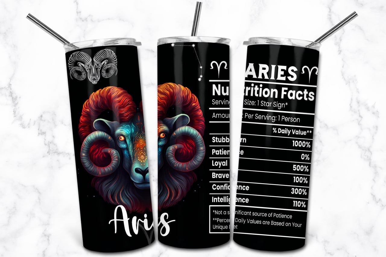 20 oz Zodiac Sign Tumbler - Image 11