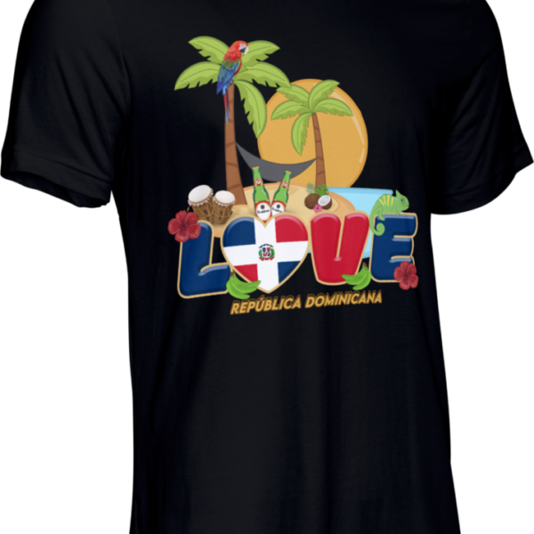 Dominican Republic Love Unisex Tshirt