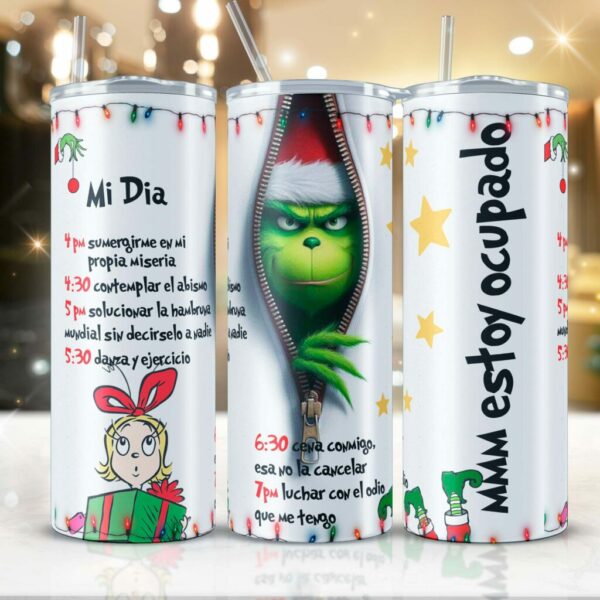 Grinch Spanish Tumbler