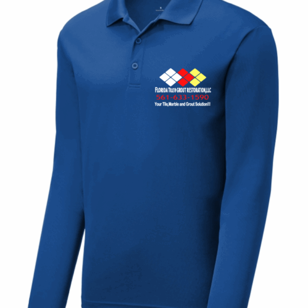 Business Custom Polo Shirt Long Sleeve